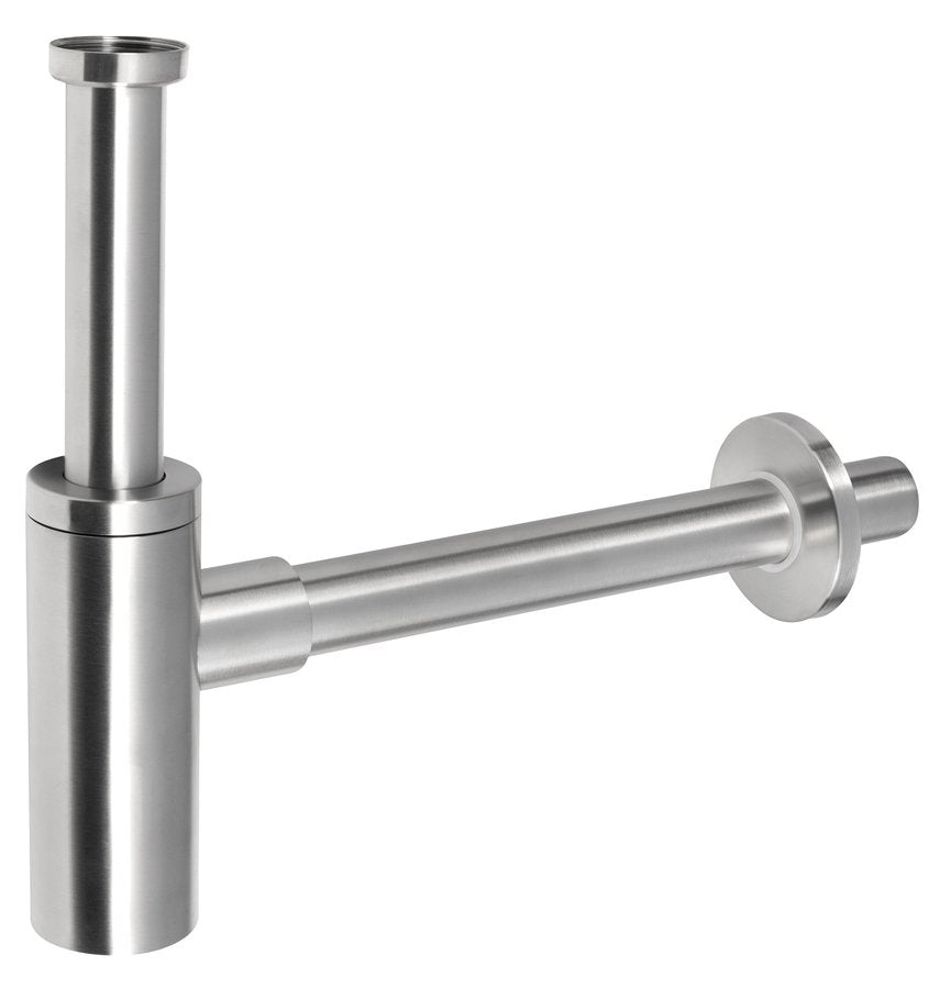SAPHO MINIMAL sifon za umivalnik 5/4", Ø32 mm, mat jeklo