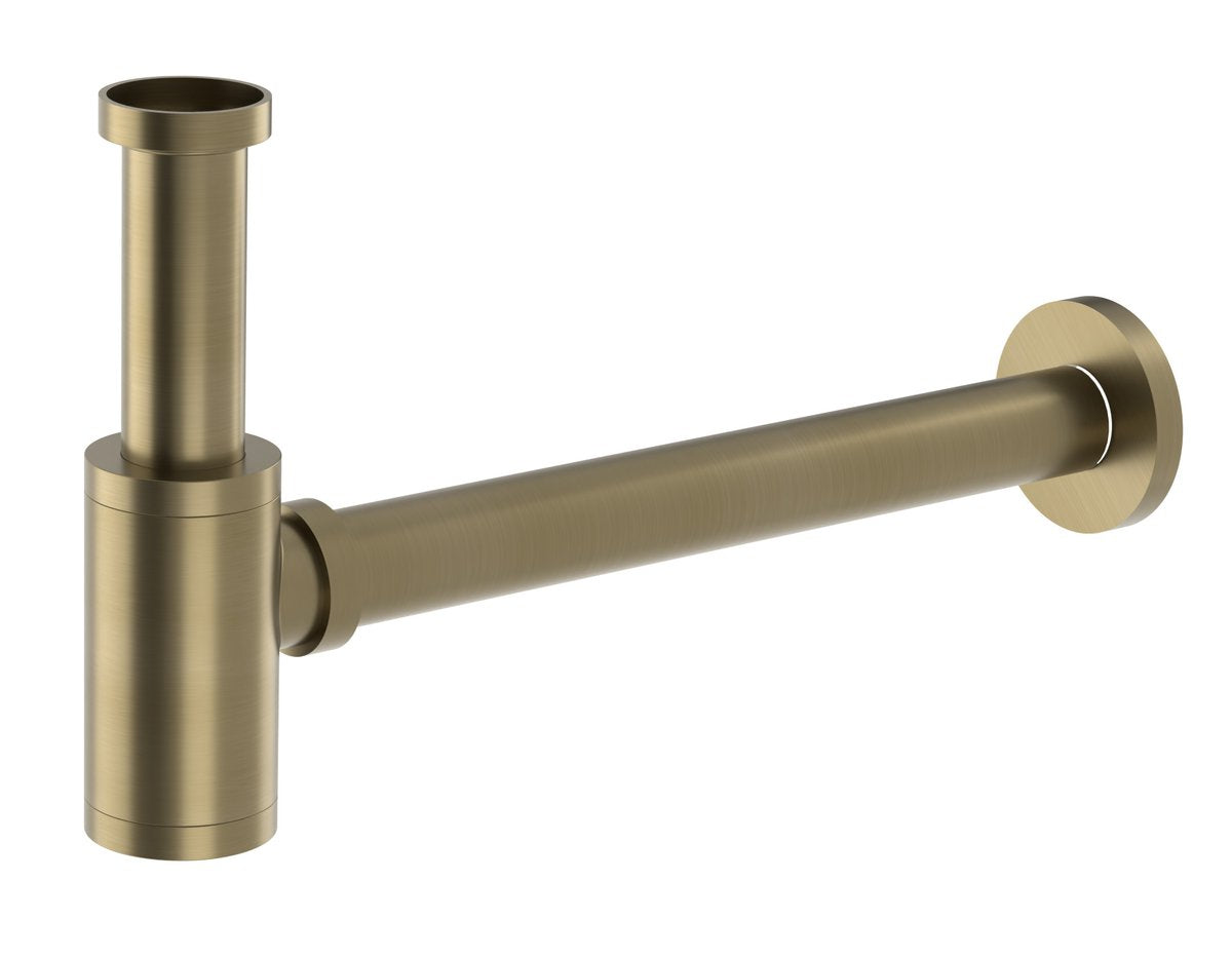 Sifon za umivalnik SAPHO, 5/4", odtok 32 mm, okrogel, mat zlat – izdelek SI51G