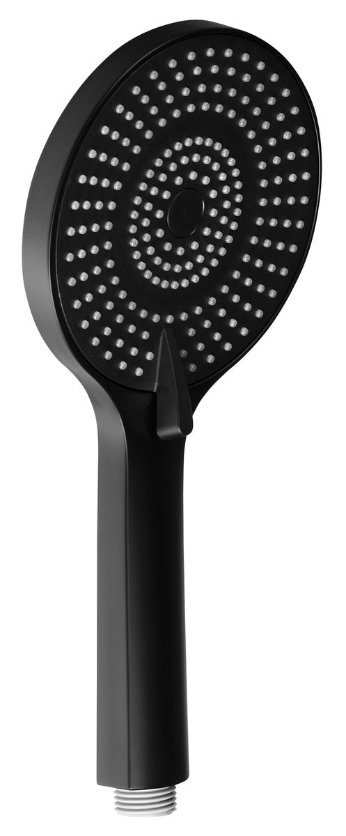 Masažna tuš ročka SAPHO s 3 funkcijami, Ø 120 mm, mat črna – izdelek SK879B