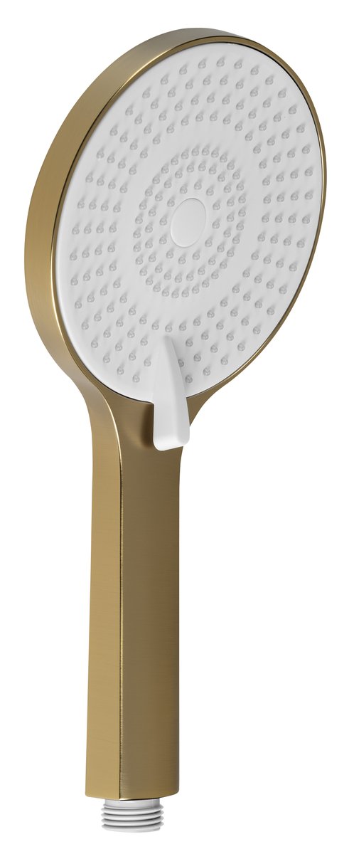 Masažna tuš ročka SAPHO s 3 funkcijami, Ø 120 mm, mat zlata – izdelek SK879GB