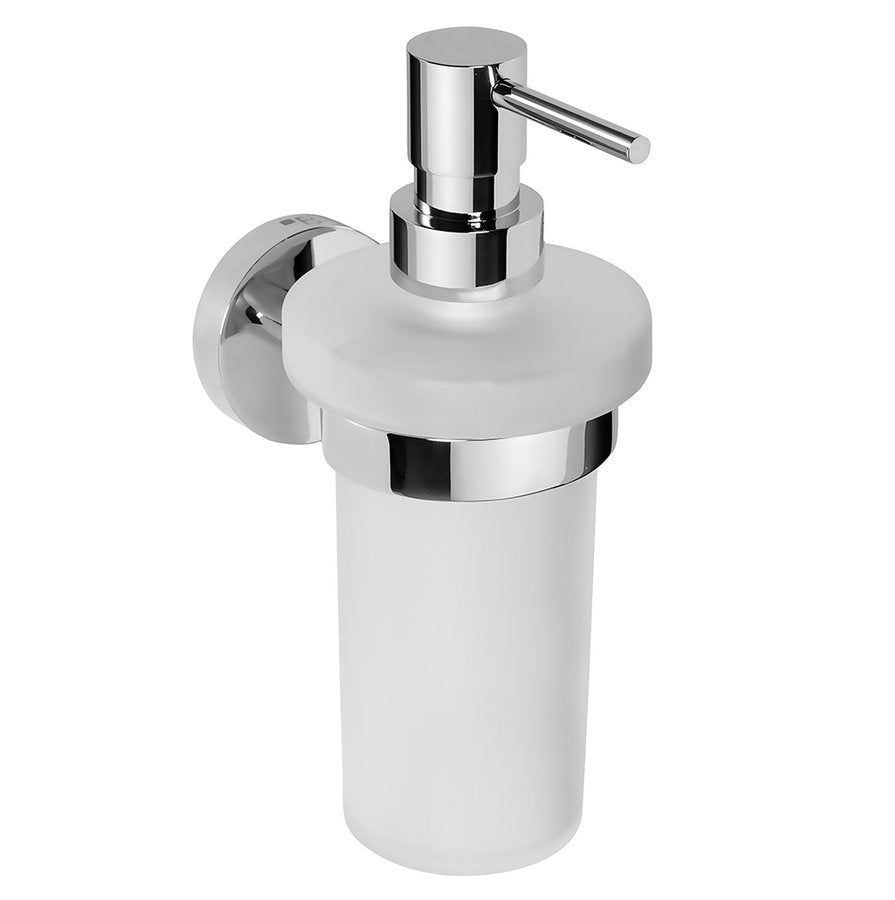 SAPHO X-ROUND stenski dozirnik za milo 230 ml, krom